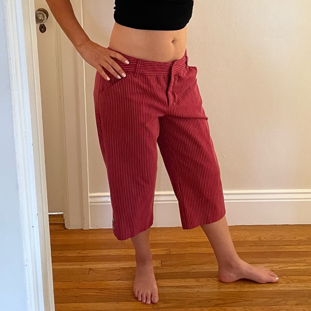 Cute striped Capri pants